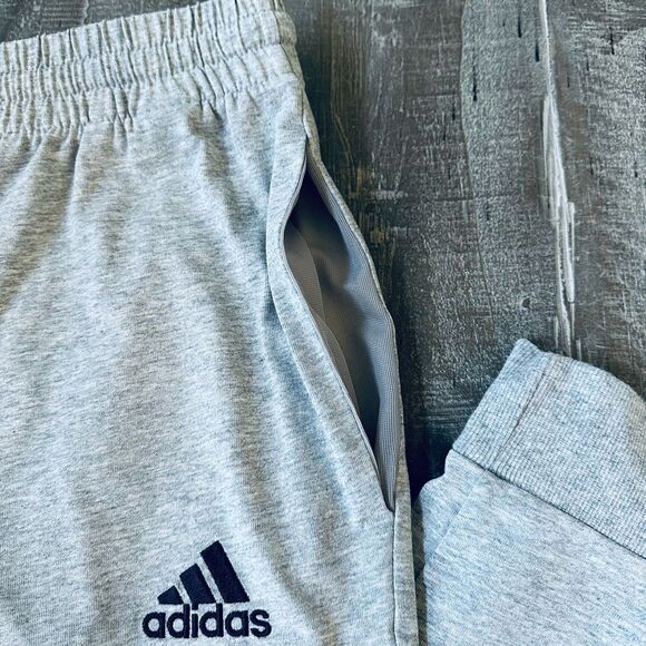 Adidas Heather Gray Active Lounge Sweatpants XS - Picture 2 of 5